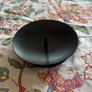 Hallmark Black Candle Holder